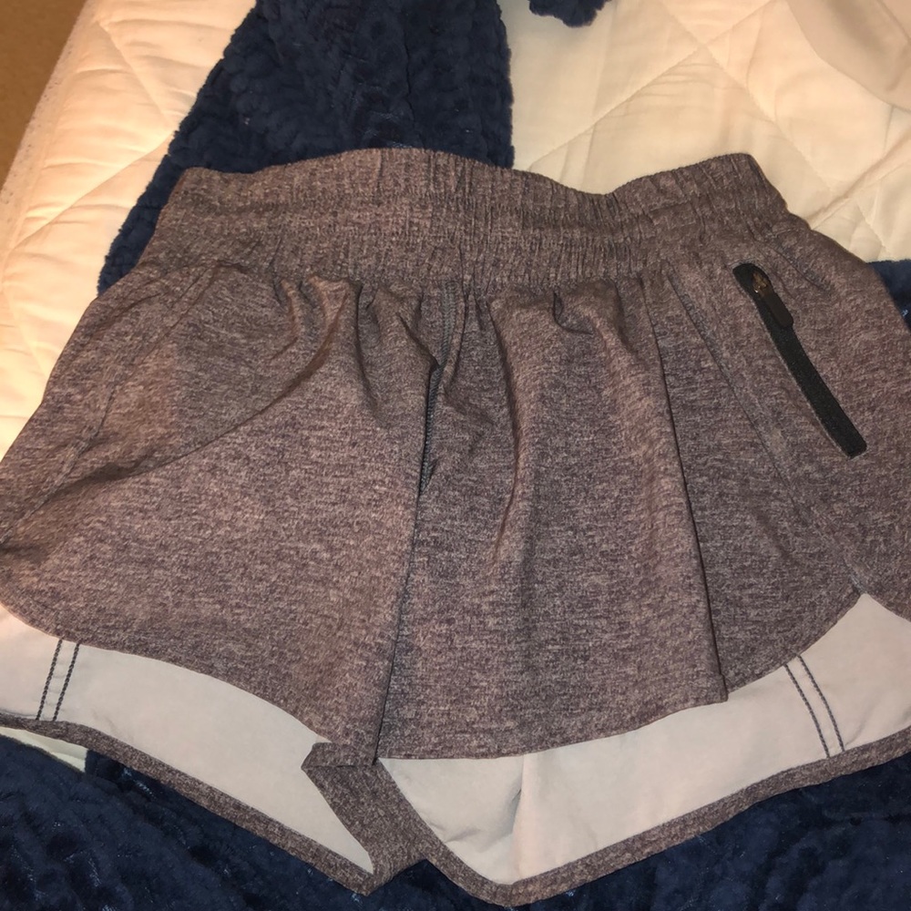 Gray lululemon tracker shorts 4 inch